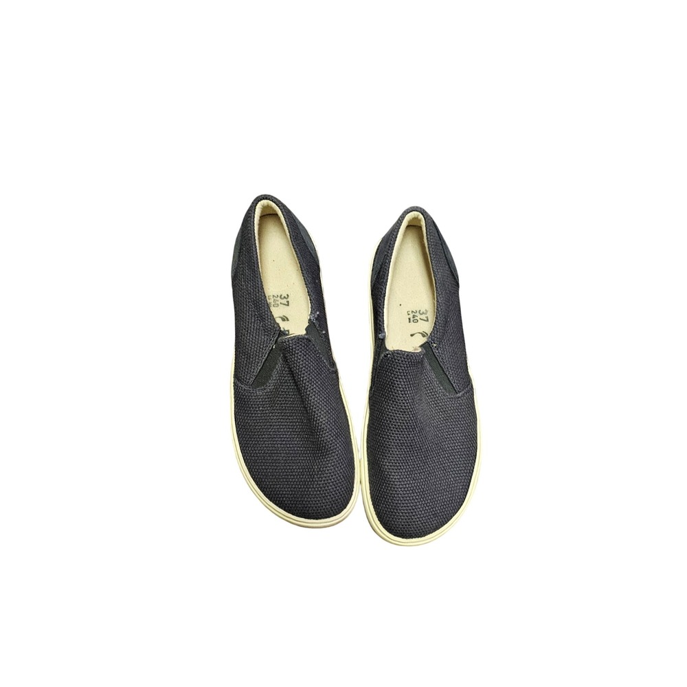 Birkenstock Oswego Navy Blue Canvas Slip On Sneakers Womens 37 L6 M4